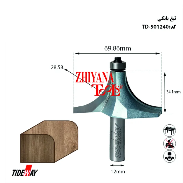 تیغ لب گرد اور فرز