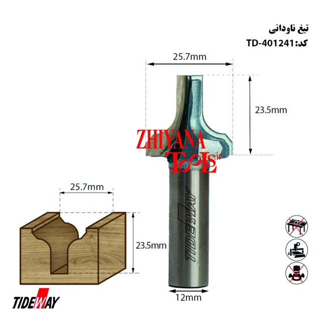 تیغ ناودانی   R 25.7