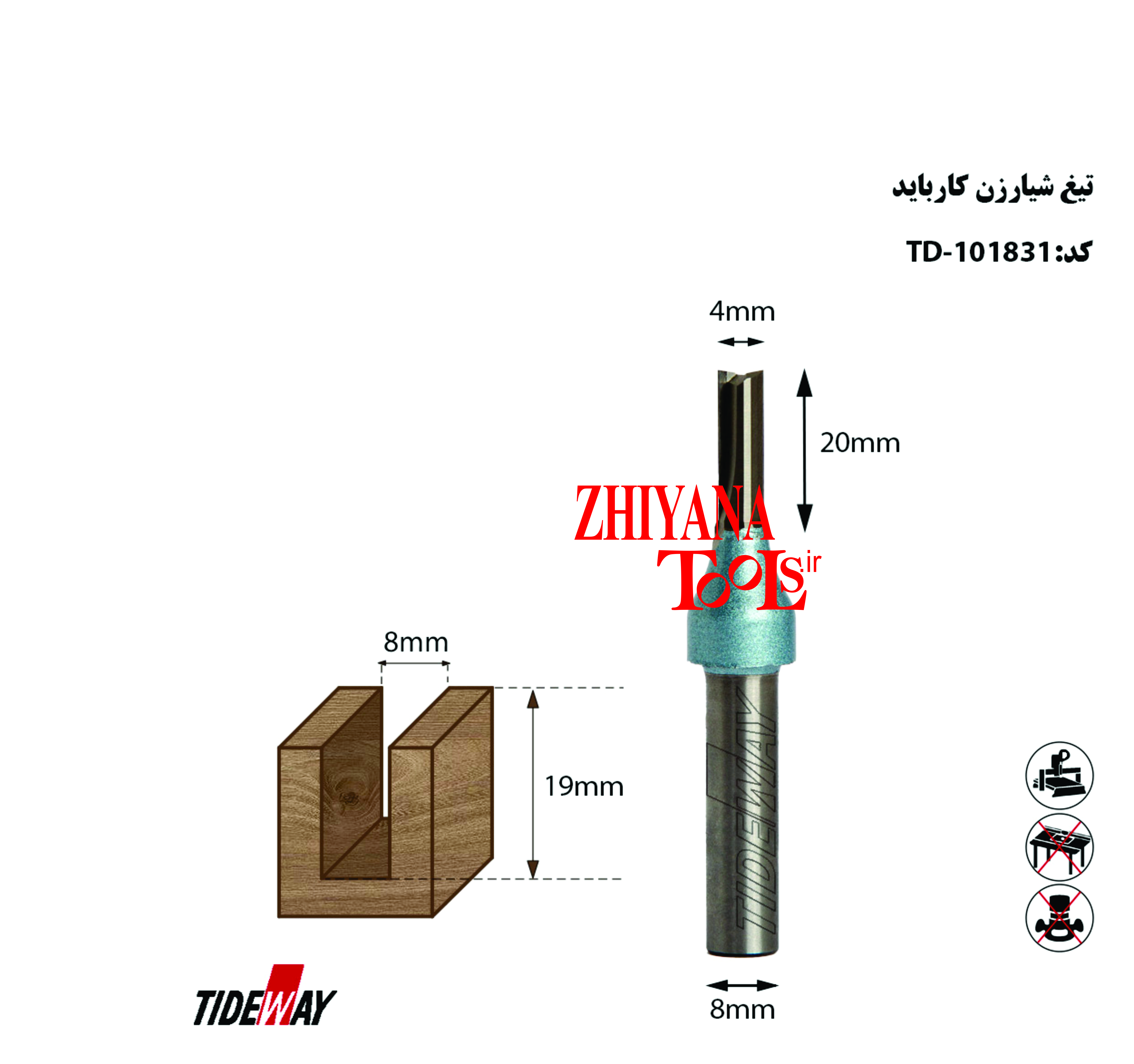 تیغ شیارزن 4