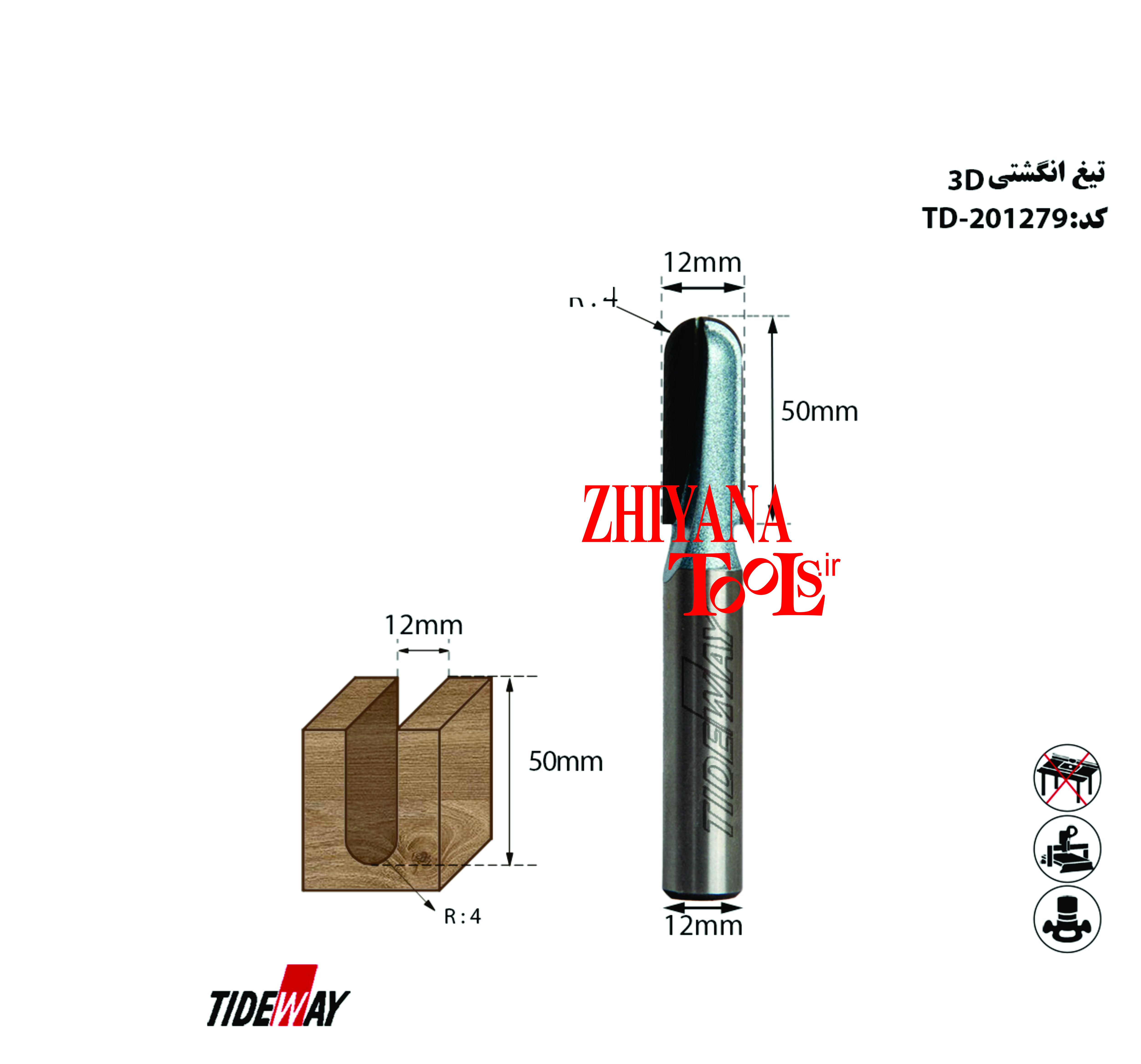 تیغ انگشتی 12